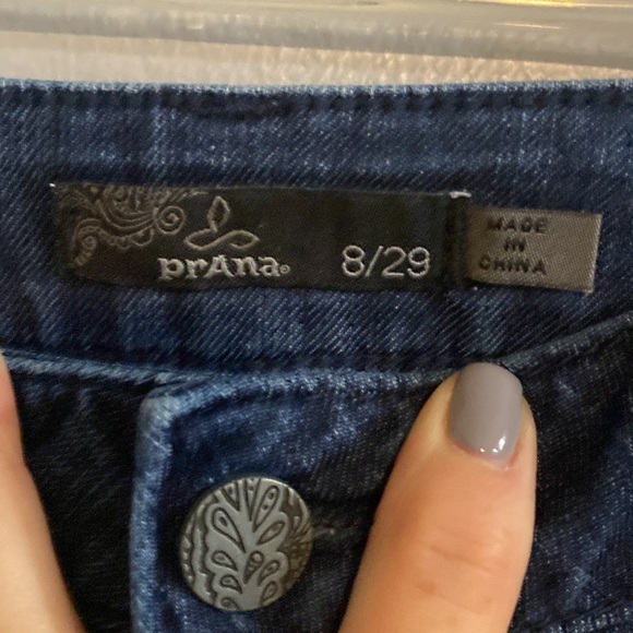 PrAna Kara Narrow-Leg Stretch Jeans with Cuffed Ankle size 29 - Picture 3 of 6